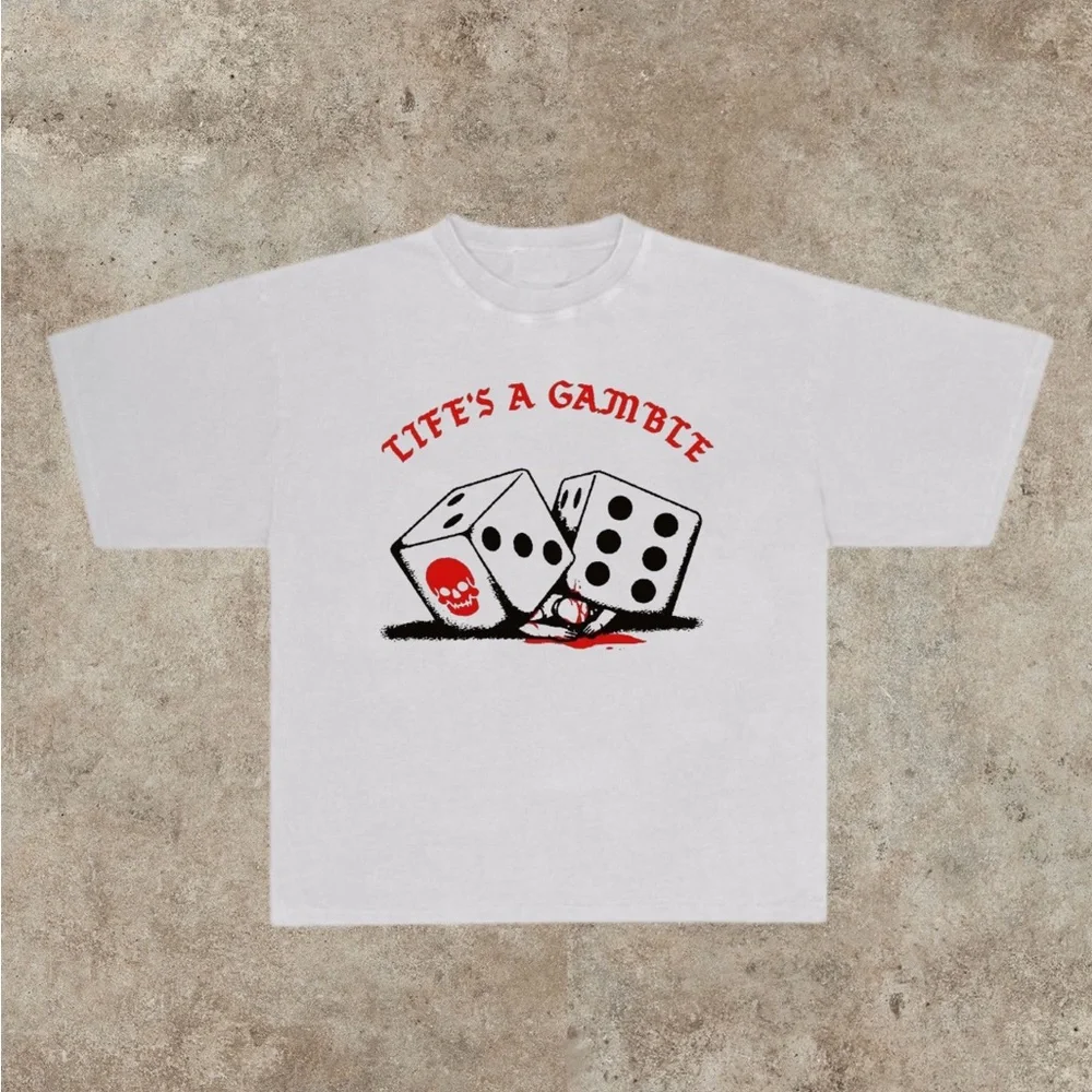 Lifes a gamble T-shirt ✅ - Picture 1 of 1